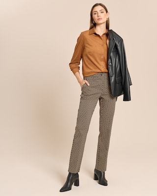 Produktabbildung 3 für Straight Leg Hose mit Jacquard
