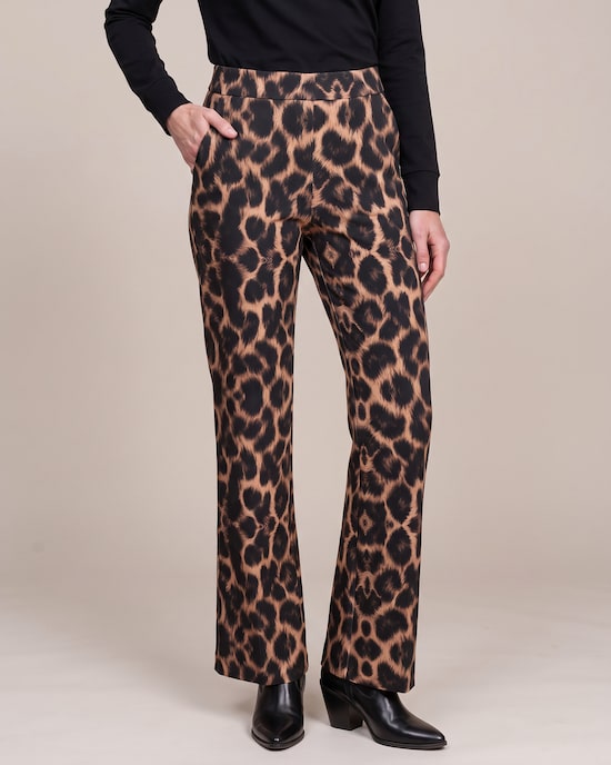 Produktabbildung für Wide Leg Schlupfhose mit Leodruck