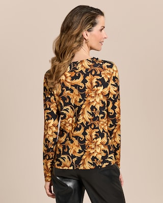 Produktabbildung 5 für Shirt mit Ornamentdruck und Deko
