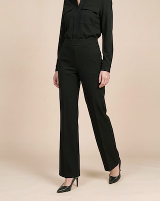 Produktabbildung 1 für Wide Leg Hose mit Glitzer-Nadelstreifen