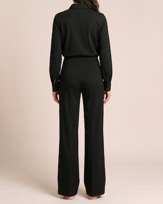 Produktabbildung 3 für Wide Leg Hose mit Glitzer-Nadelstreifen