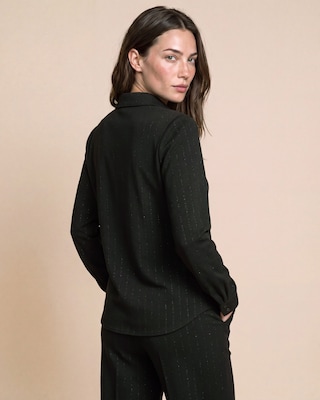 Produktabbildung 3 für Overshirt mit Nadelstreifen