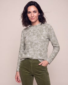 Produktabbildung für Shirt in Strickoptik bedruckt