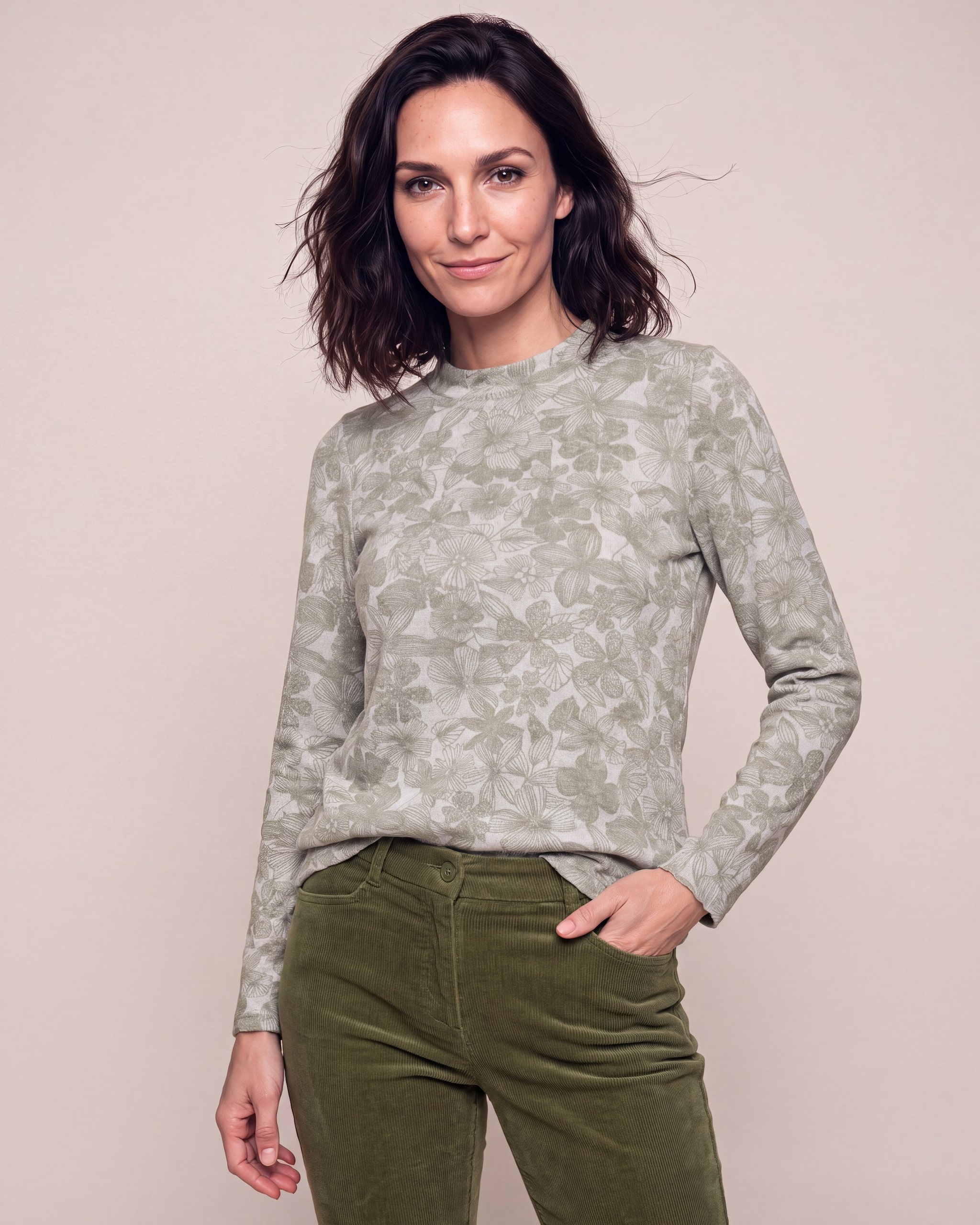 Produktabbildung für Shirt in Strickoptik bedruckt