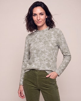 Produktabbildung für Shirt in Strickoptik bedruckt