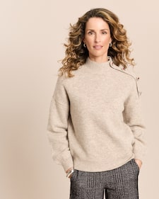 Produktabbildung für Pullover mit Knopfdetail