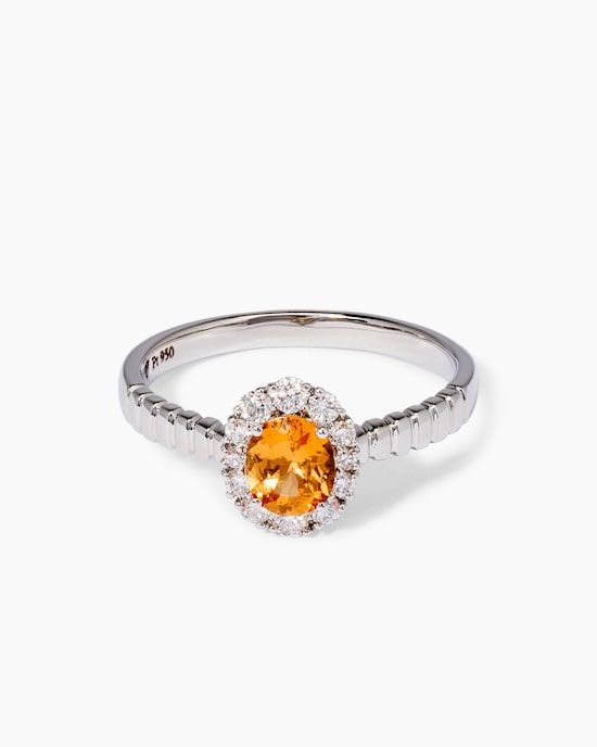 Produktabbildung für Ring mit Spessartin & Brillanten
