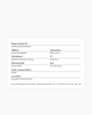Produktabbildung 2 für Brillantring 0,50 ct