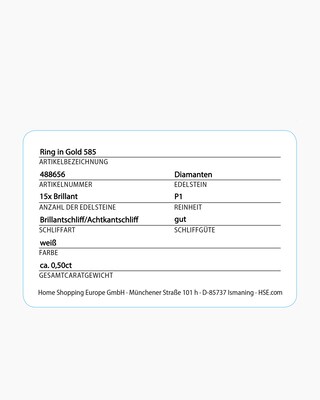 Produktabbildung 2 für Brillantring 0,50 ct