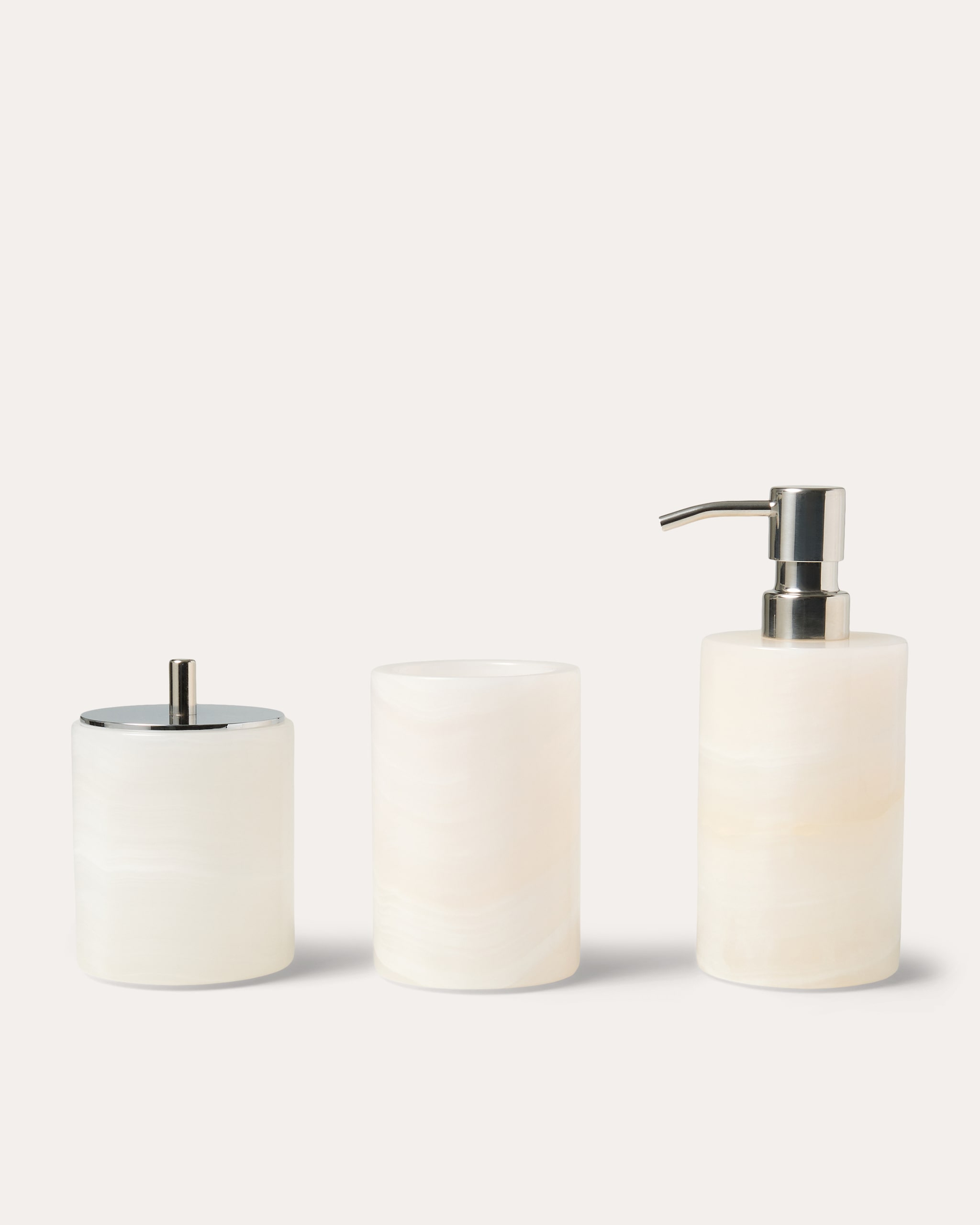 Produktabbildung für Bad-Accessoire-Set "Marmor", 3tlg.