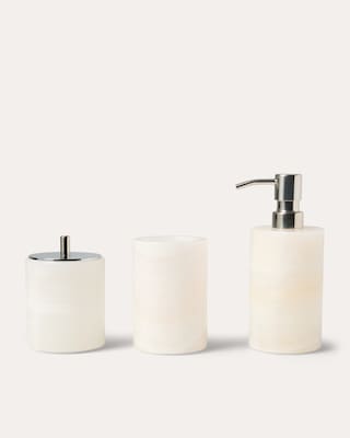 Produktabbildung 1 für Bad-Accessoire-Set "Marmor", 3tlg.