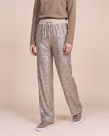 Produktabbildung für Wide Leg Hose mit Pailletten