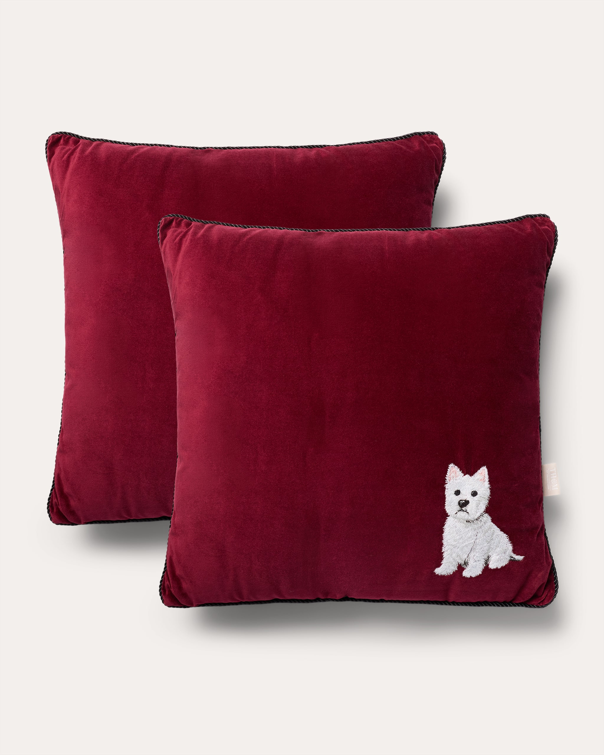 Produktabbildung für Dekokissen "Westie", 2tlg.