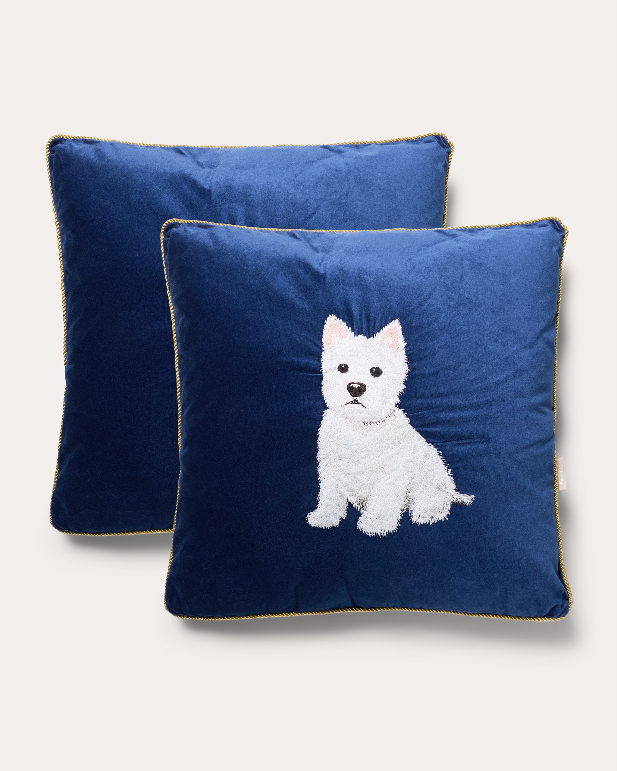 Produktabbildung für Dekokissen "Westie", 2tlg.