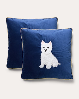 Produktabbildung 2 für Dekokissen "Westie", 2tlg.