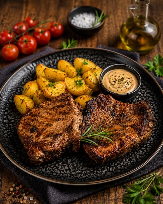 Produktabbildung für Kotelett mit Kräutermarinade, 2x 300 g