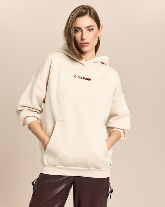 Produktabbildung für Kapuzensweatshirt mit Stickerei