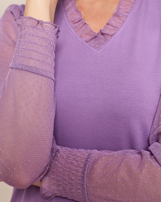 Produktabbildung 4 für Shirt mit Spitzendetails