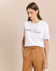 Produktabbildung für T-Shirt mit Schriftzug