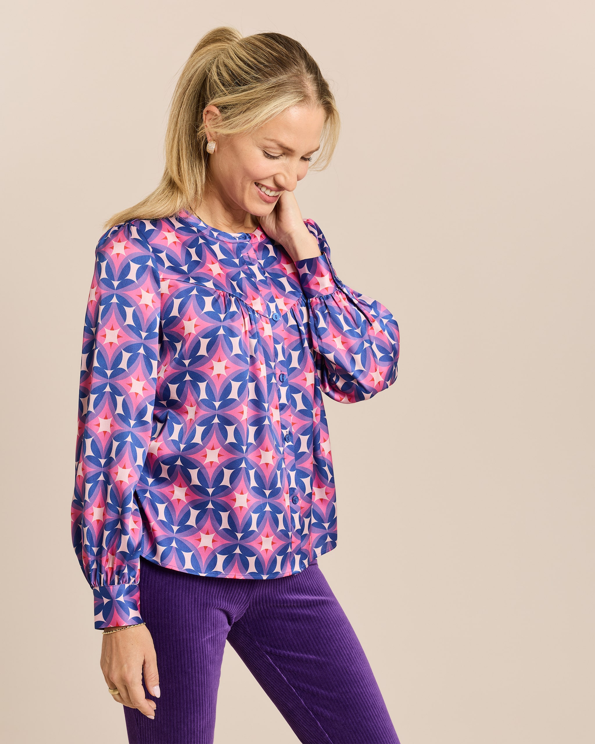 Produktabbildung für Bluse mit Knopfleiste