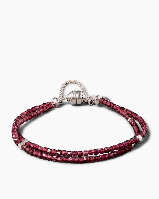 Produktabbildung für Armband mit Rhodolith & Hämatit