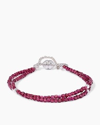 Produktabbildung für Armband mit Rhodolith & Hämatit