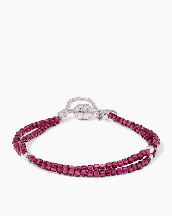 Produktabbildung für Armband mit Rhodolith & Hämatit