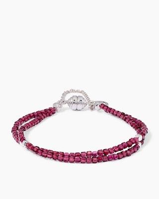 Produktabbildung 1 für Armband mit Rhodolith & Hämatit