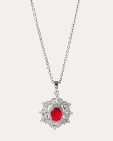 Produktabbildung für Anhänger + Kette mit Zirkonia