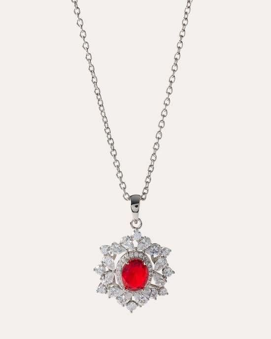 Produktabbildung für Anhänger + Kette mit Zirkonia