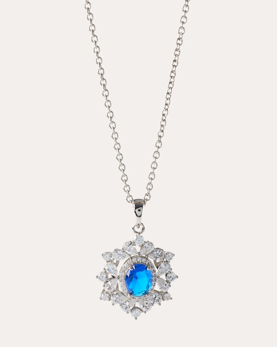 Produktabbildung für Anhänger + Kette mit Zirkonia