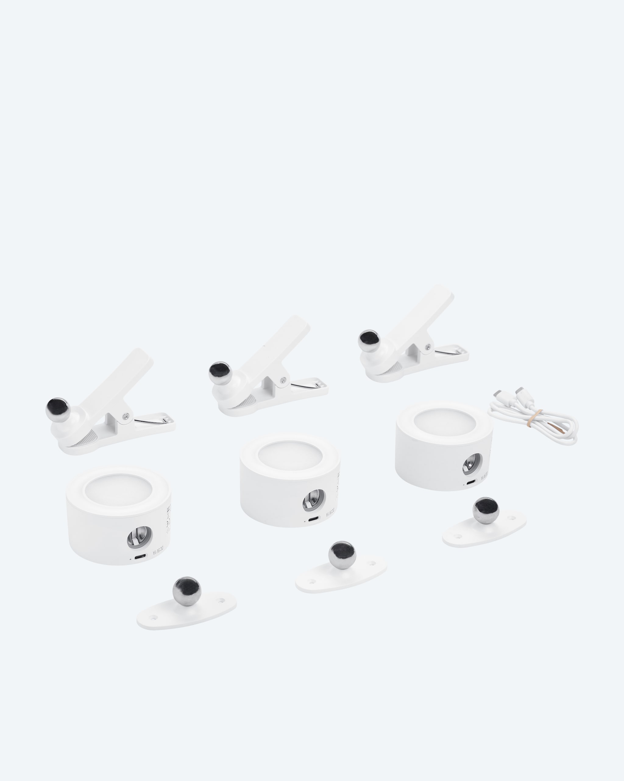 Produktabbildung für Wandlicht mit Magnethalterungen, 3er-Set