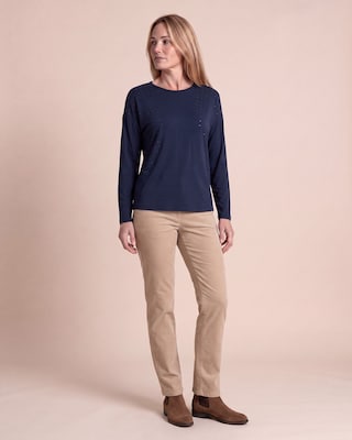 Produktabbildung 4 für Shirt mit Tencel und Strass vorne