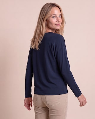 Produktabbildung 3 für Shirt mit Tencel und Strass vorne