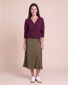 Produktabbildung für Cardigan mit Zierknopf