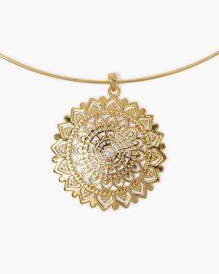 Produktabbildung 3 für Omega-Collier mit Anhänger