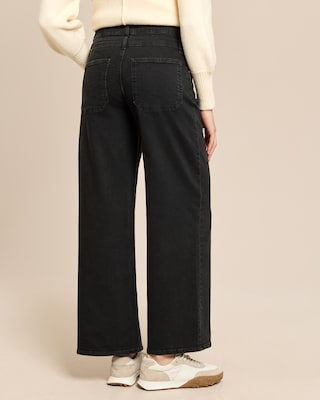Produktabbildung 4 für Wide Leg Jeans mit Bunddetail
