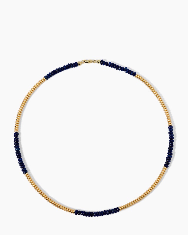Collier mit Lapislazuli & Hämatit
