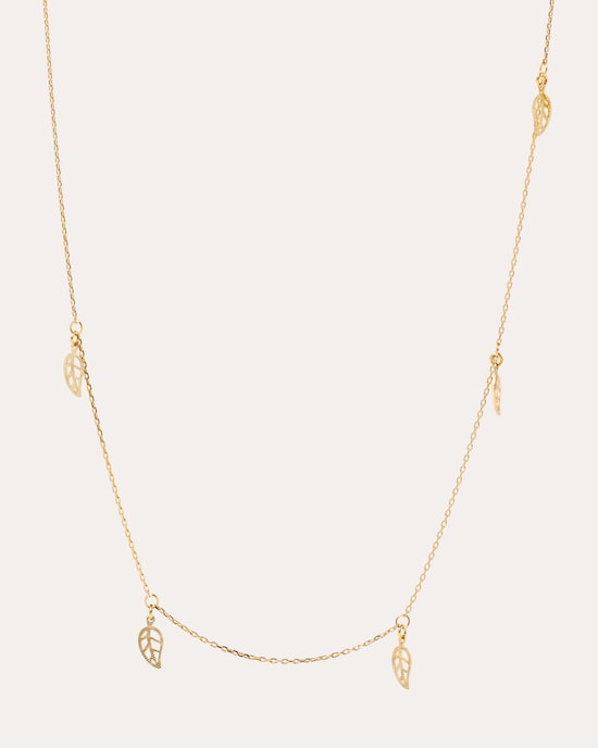Produktabbildung für Kette mit Blätter-Design