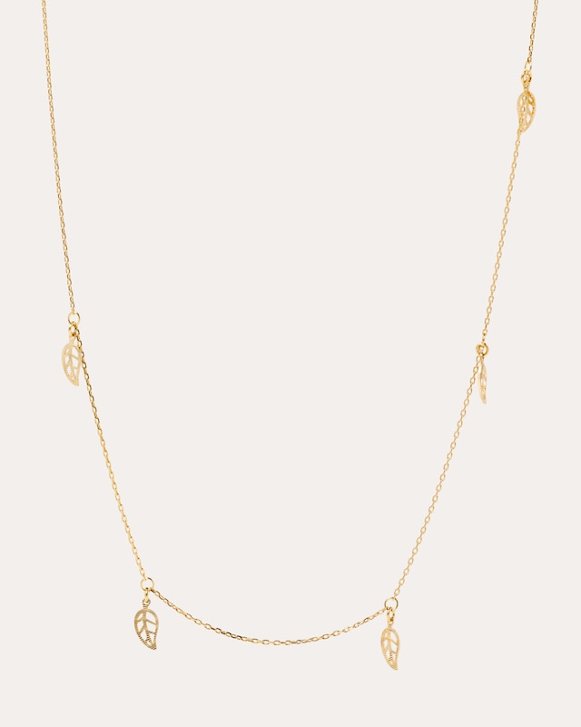 Kette mit Blätter-Design