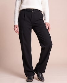 Produktabbildung für Wide Leg Hose mit Cargo-Taschen