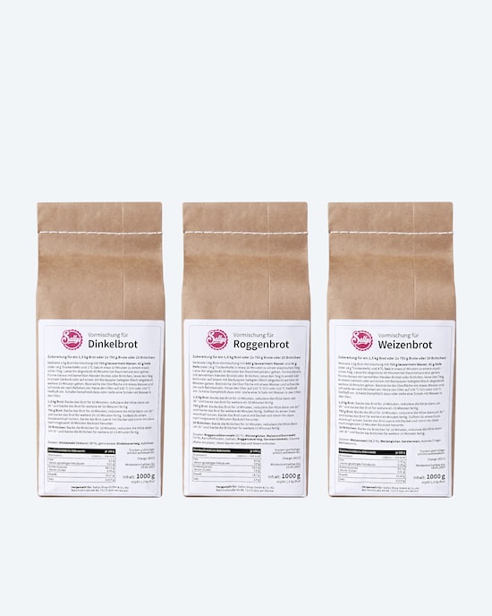 Produktabbildung für Lieblingsbrot-Set, 3tlg.