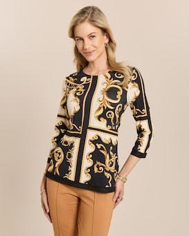 Produktabbildung für Shirt mit Ornamentprint