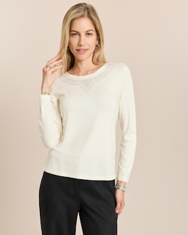Produktabbildung für Shirt mit Strassverzierung