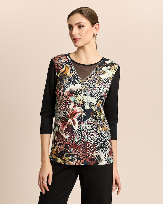 Produktabbildung für Shirt mit Mesh und Exklusivdruck