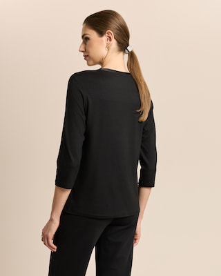 Produktabbildung 4 für Shirt mit Print und Seidenfront