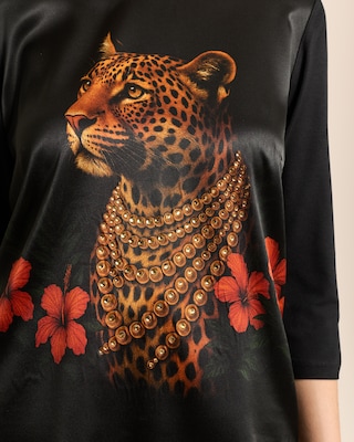Produktabbildung 5 für Shirt mit Print und Seidenfront