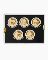 Produktabbildung für Goldmünzen Global Stock Exchange Asien, 5tlg.