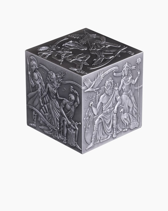 Produktabbildung für Silberkilo Götter des Olymps 3D Cubus
