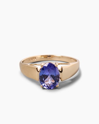 Produktabbildung 1 für Ring mit Tansanit AAA und Diamant